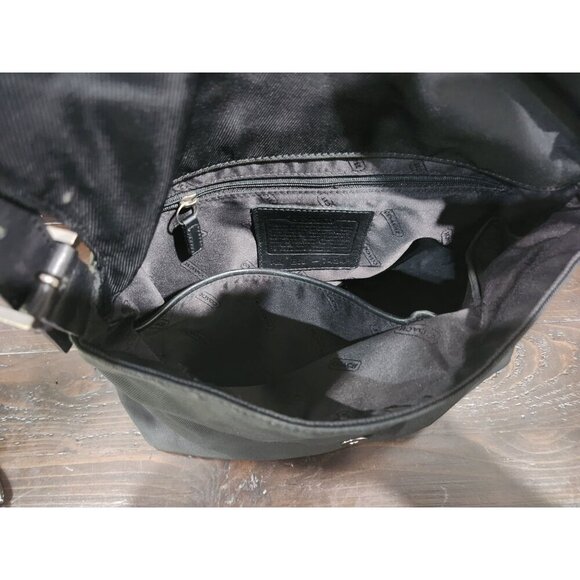 Authentic Coach Vintage Mercer 7424 Twill & Leather Shoulder Bag - Picture 7 of 9